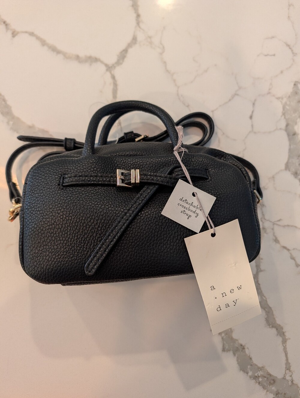 a new day Black Mini Satchel Crossbody